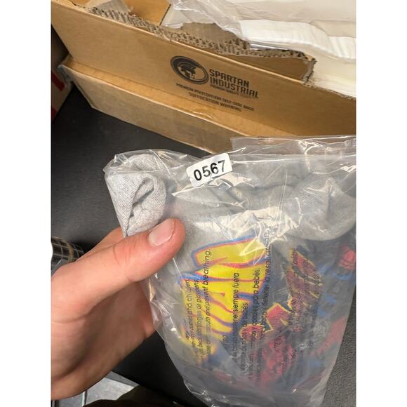 Spider-Man Shirt Toddler 4T Gray Graphic Marvel Superhero Comic Pop Art Tee - Picture 6 of 6